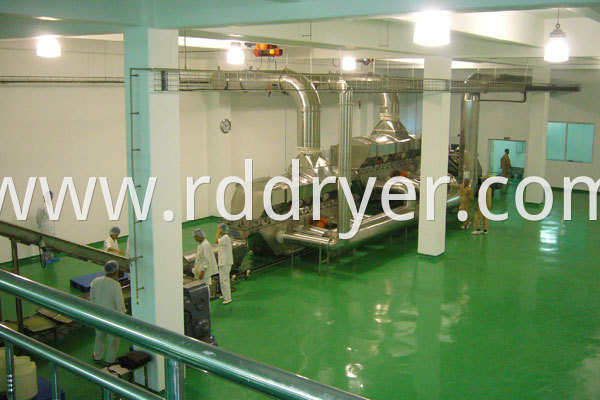 chicken essence vibrating Fluidized Bed Drying equipment